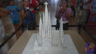 Maquette de la Sagrada Familia à Barcelone