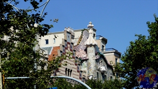 Barcelone,  Passeig de Gracia: Casa Amtller et Casa Battló