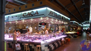Barcelone,  dans le Quadrat d'Or: Mercat de la Concepcio
