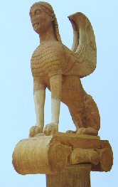 Muse de DELPHES - le Sphinx
