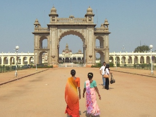 MYSORE - palais du maharaja Amber Vilas