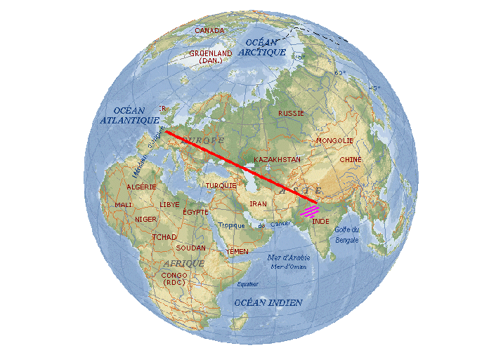 Itinraire en Inde du nord