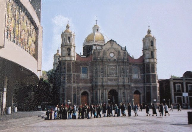 MEXICO - Ancienne basilique (1709) de N-D de la Guadalupe 