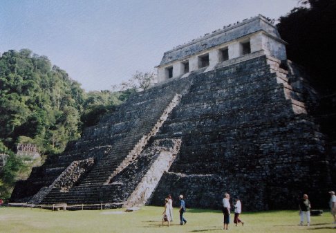 PALENQUE - La pyramide des Inscriptions