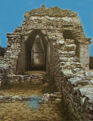 PALENQUE - exemple d'arc maya.