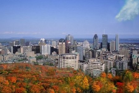 MONTRÉAL - depuis le chlet du Mont Royal.