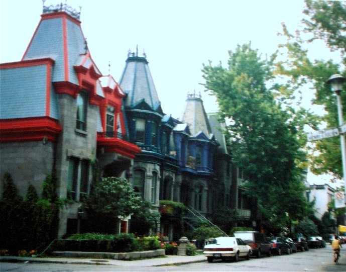 MONTRÉAL - maisons victoriennes Carr St Louis.