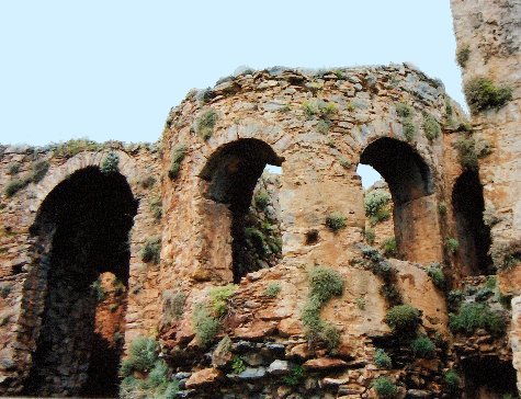 ANAMUR - ruines romaines et byzantines.