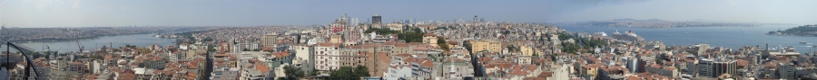 Ouest de Beyoglu depuis la Tour de Galata