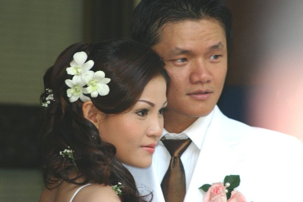 SAIGON, avant un banquet de mariage.