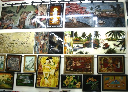 SAIGON, fabrique d'objets en laque.