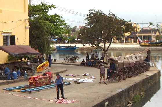 HOI AN - tournage de film.