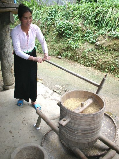 HOA BINH - village de la minorit Muong.